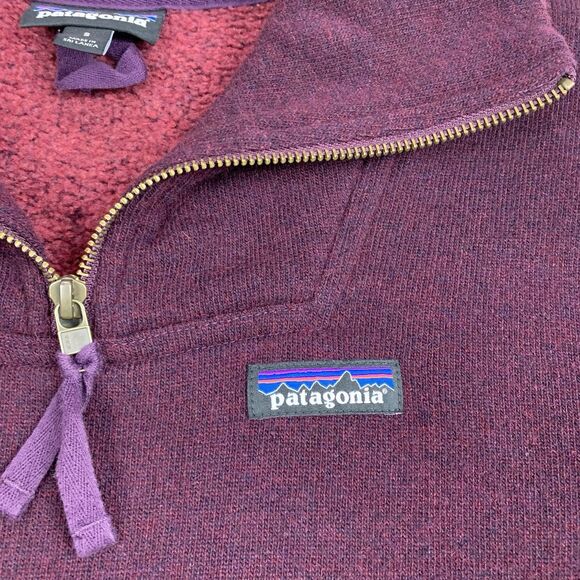 Patagonia Woolie Fleece Sweater Women’s Small Pullover 1/2 Zip Wool Blend - Picture 8 of 13